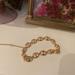 Kate Spade Gold Heart Chain Bracelet